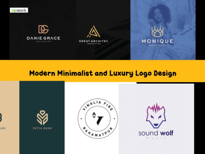 Minimalist logo design or flat logo design with source file