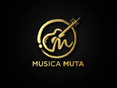 Modern music, radio, hip hop, DJ, tv entertainment logo