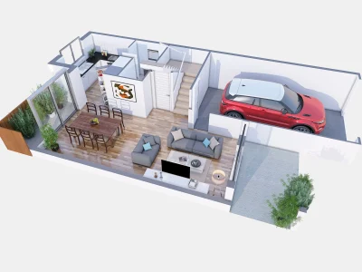 A high-quality 3D Floor Plan