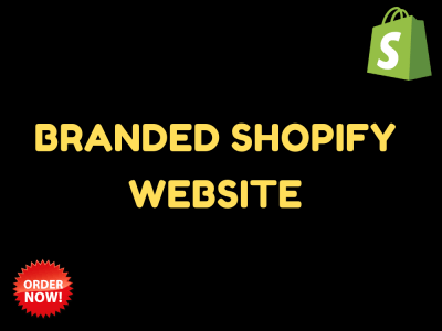 Branded Shopify website or store