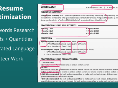 Optimized resume for your desired job