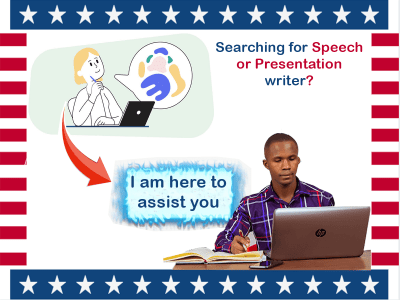 Speech writing and powerpoint presentation for any occasion