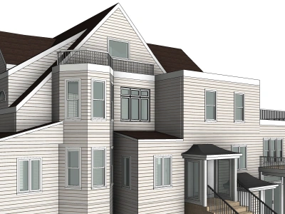 Architectural Residential Point Cloud to BIM (Revit) modeling
