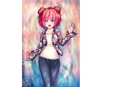 An anime-style art work