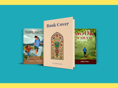 An eye catching photographic book cover or ebook cover design