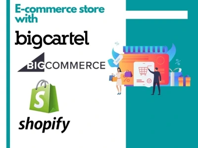Big cartel, bigcommerce and Shopify e-commerce store