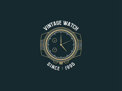 Vintage, retro logo design