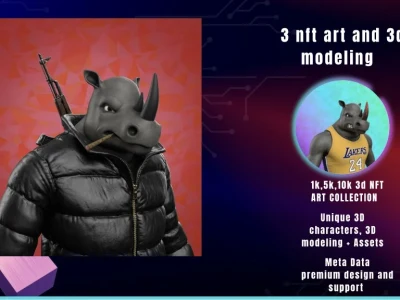 The best 3d nft character with different traits and a whole collection too!