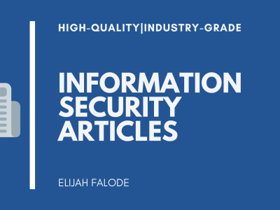 A high-quality article on information security and blockchain