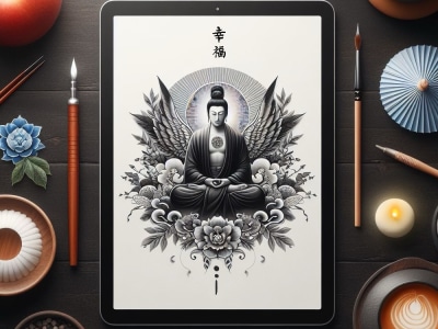 Fantastic ink tattoo design for personal and commercial use