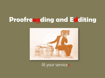 A multidisciplinary approach to your proofreading and editing needs