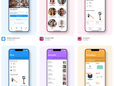 A beautiful & user-friendly mobile app (PWA) with GlideApps & Google Sheets