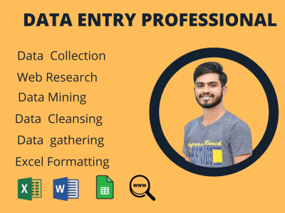 Data Entry Professional and Research Specialist