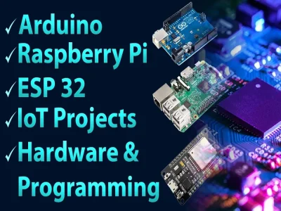 Arduino, raspberry pi, or node MCU 8266 programmings, interfacing project