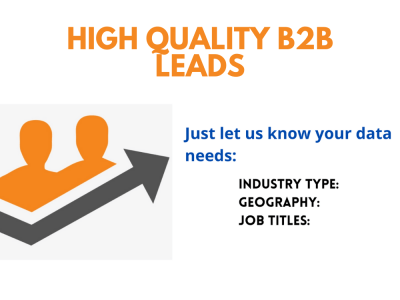 A list of high-quality leads of specific industries & locations