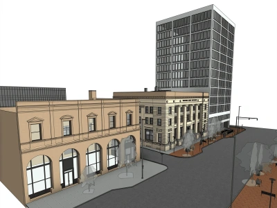 Precise Point Cloud model of commercial building