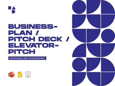 A engaging, high-value, creative and professional elevator pitch deck