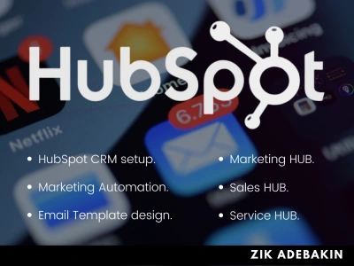 Setup HubSpot CRM, HubSpot Email Marketing Automation Expert