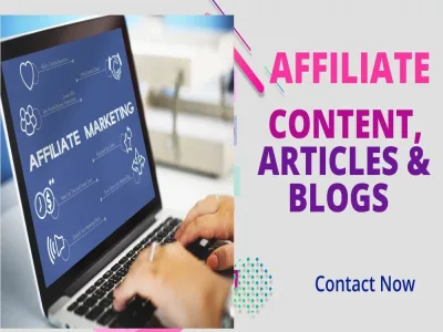 Affiliate marketing content, articles and blogs