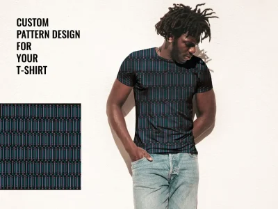 A custom t-shirt pattern design