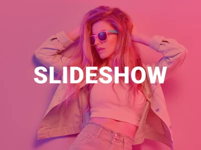 A high quality slideshow video