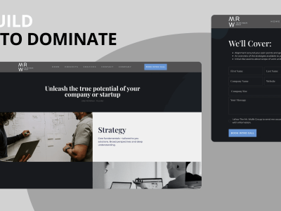 Conversion Focused Website For B2B Services Agency | Upwork