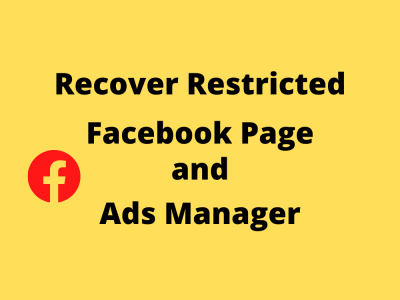 Help in recovering your restricted Facebook page and Ad account