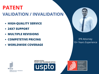 Curated Patent Invalidation / Validity Search for your Invention
