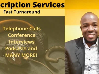 An awesome transcription for your audio file