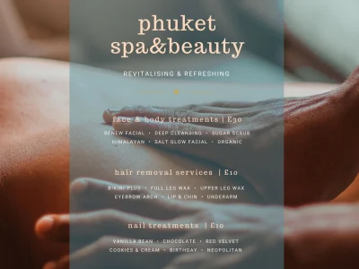 An attractive Spa & Beauty Menu Design