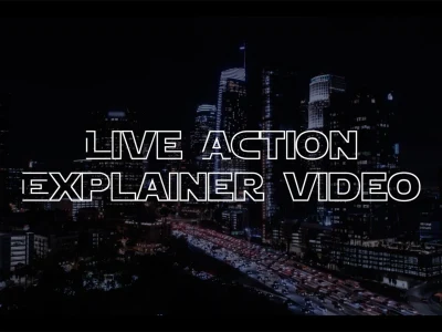 Cinematic corporate live action explainer marketing video for your business
