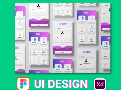 An amazing UI UX for your Mobile App Design in Figma or XD