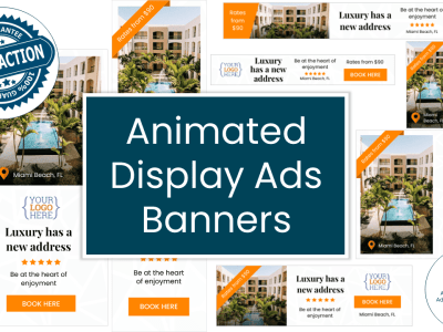 Animated display ads banner