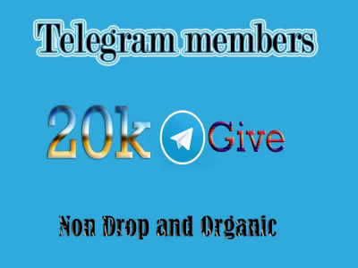 Get 10000 Telegram members Non Drop for your group channel