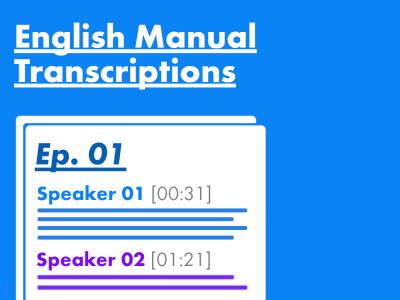Professional English Transcription in 24 hours!®