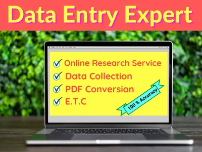 Data Entry, Data Collection, and Online Research Service