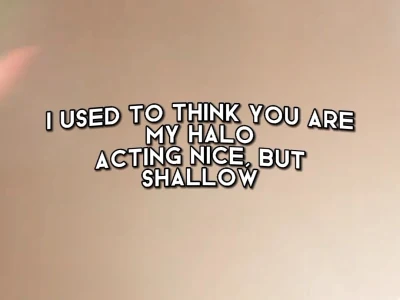 Nice and clear lyrics video