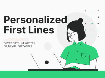 Personalized first lines for your cold email campaign.