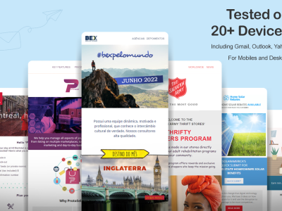 A responsive email template and newsletter design