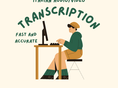 A fast and accurate transcription of Italian audio/video