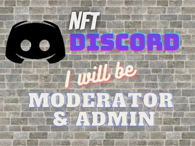 Moderator & Admin for your NFT Discord Server