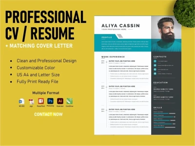 Professionally upgraded CV/Resume, Cover Letter or portfolio pdf in 2 hrs