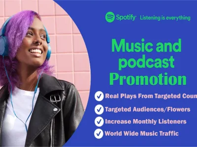 Viral spotify promotion to get targeted & authentic plays and audiences