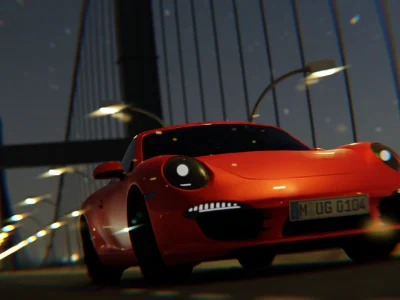 A cinematic car video