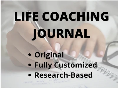 Customized journal having a set of psychological / life coaching exercises