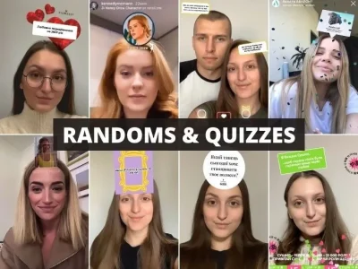 Randomiser filter for your Instagram/Facebook page created in Spark AR