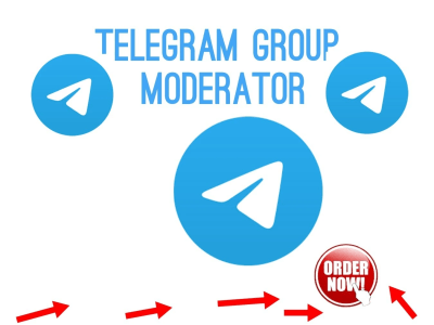 Telegram group moderator for your project
