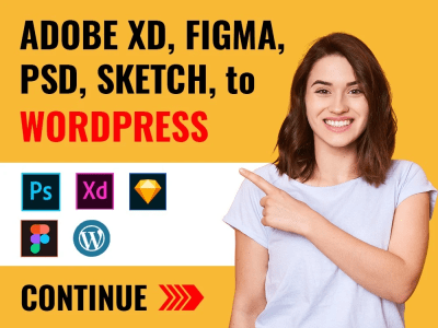 PSD Adobe XD FIGMA to Website Responsive  React JS HTML CSS, WordPress