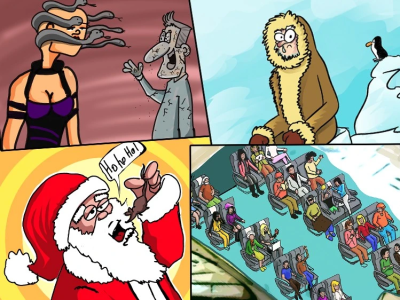 Cartoon character illustrations for blogs websites and stories