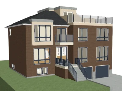 Blueprints for permit to renovation or construction